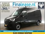 Renault Master T35 2.3 dCi L2H2 7 Pers DC Airco PDC €343pm, Auto's, Renault, Zwart, Nieuw, Lease