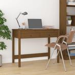 Honingbruin Grenen Bureau - 100x50cm - Tweedekansje - Out..., Huis en Inrichting, Ophalen of Verzenden, Nieuw, Bureau