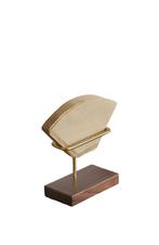 Koffiefilterhouder Modern Goudkleur Hout, Verzenden, Nieuw