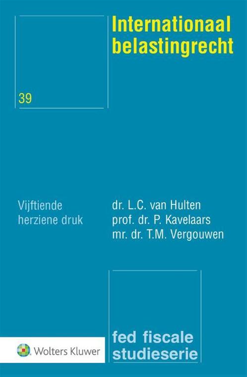 Internationaal belastingrecht 9789013179378, Boeken, Studieboeken en Cursussen, Zo goed als nieuw, Verzenden