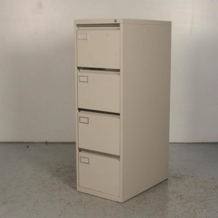 Dossierkast Officenow - Lichtgrijs - 135 x 44 x 71 cm - 4, Zakelijke goederen, Kantoor en Winkelinrichting | Kantoormeubilair en Inrichting