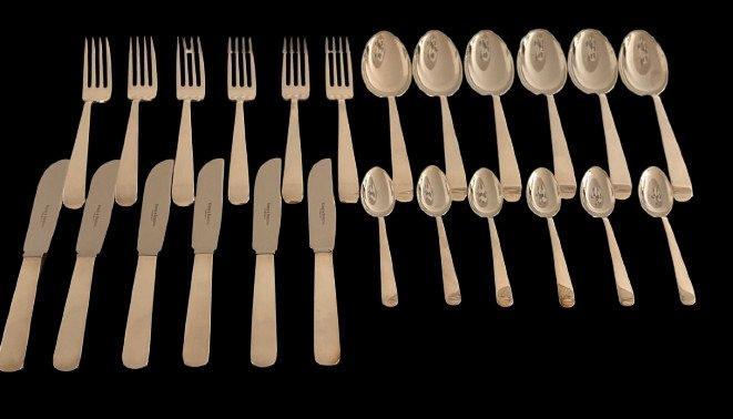 Robbe & Berking - Bestekset (24) - .925 zilver - Model: Alta, Antiek en Kunst, Antiek | Goud en Zilver