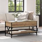 vidaXL Salontafel Artisan Eiken 100 x 50 x 50 cm Bewerkt, Huis en Inrichting, Verzenden, Nieuw, 45 tot 65 cm, Minder dan 55 cm