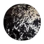 placemat koehuid rond zwart/wit Ø38cm, Huis en Inrichting, Woonaccessoires | Overige, Verzenden, Nieuw