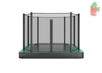 Trampoline AKROBAT ORBIT FLAT 335x244 (11x8ft) Green,incl..., Ophalen of Verzenden, Nieuw