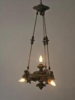Plafondlamp - Goudkleurig uitgesneden met gevleugelde