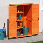 Tuinschuur 83x57x140 cm massief grenenhout bruin, Verzenden, Nieuw