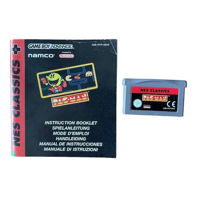 Pac-Man Nes Classics - EUR (Losse Cassette + Boekje) (GBA), Spelcomputers en Games, Games | Nintendo Game Boy, Verzenden
