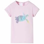vidaXL Kindershirt 92 lila, Verzenden, Nieuw