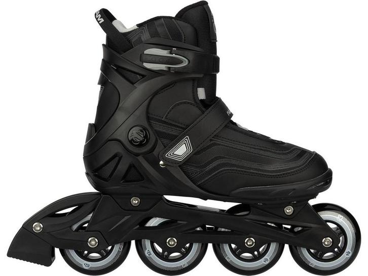 Nijdam Gear Up - Inlineskates - Semi-softboot - Zwart - Maat, Huis en Inrichting, Woonaccessoires | Overige, Zo goed als nieuw