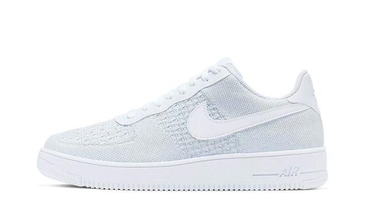 Nike Air Force 1 Flyknit 2 White Pure Platinum, Kleding | Heren, Schoenen