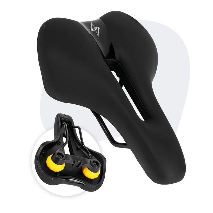 Voltano Fietszadel Elegance Zwart, Fietsen en Brommers, Fietsonderdelen, Verzenden