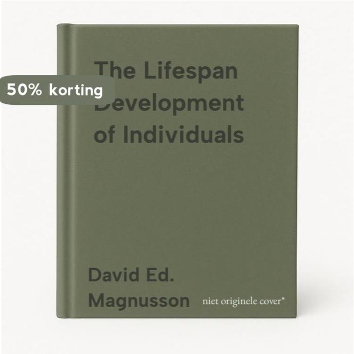 The Lifespan Development of Individuals 9780521470230, Boeken, Taal | Engels, Zo goed als nieuw, Verzenden