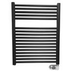 Elektrische radiator 76,6 x 60 cm Wiesbaden Elara  mat-zwart, Doe-het-zelf en Verbouw, Verwarming en Radiatoren, Nieuw