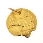 Hanger - 14 karaat Geel goud, Sieraden, Tassen en Uiterlijk, Antieke sieraden