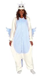 Unicorn Onesie Blauw L, Kleding | Dames, Carnavalskleding en Feestkleding, Verzenden, Nieuw