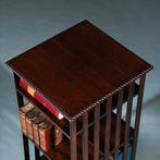 Boekenmolen of revolving bookcase ca 1900 Engeland eikenhout, Ophalen of Verzenden