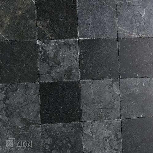 Turks marmer zwart getrommeld 10x10 met hardsteen olie, Doe-het-zelf en Verbouw, Tegels, Nieuw, Verzenden