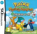 DS Pokemon Mystery Dungeon: Explorers of Sky, Spelcomputers en Games, Games | Nintendo DS, Verzenden, Zo goed als nieuw