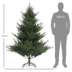 TRUUSK Kunstmatige Kerstboom, 180 Cm Kerstboom Met 1046 Topp, Diversen, Kerst, Verzenden, Nieuw