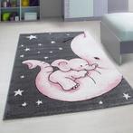 Kindervloerkleed | Kids | Olifant | Roze | 200x290 cm, Verzenden, Nieuw