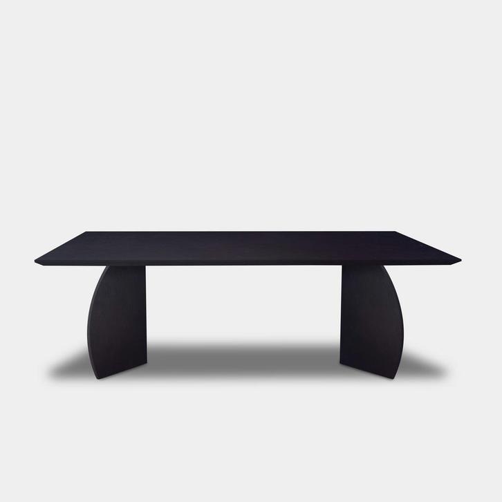 Tafel Rechthoekig Eikenhout  Driehoek  280x100, Huis en Inrichting, Tafels | Eettafels