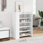 vidaXL Schoenenkast 74,5x37,5x100 cm bewerkt hout wit, Verzenden, Nieuw