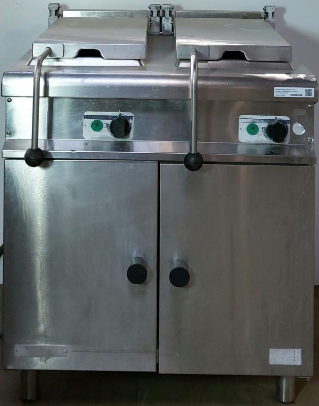 Occasion dubbele electrische friteuse, Zakelijke goederen, Horeca | Keukenapparatuur, Gebruikt, Ophalen