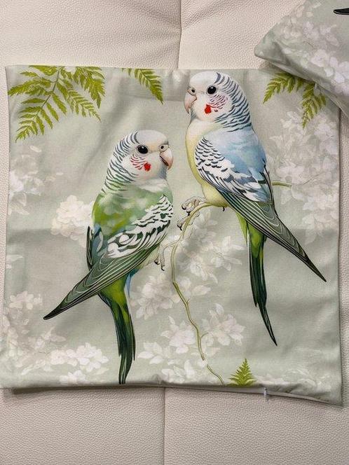 san Leucio top quality - paar fluwelen kussens met, Antiek en Kunst, Curiosa en Brocante
