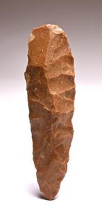 Neolithisch Vuursteen Very large Neolithic axe, Antiek en Kunst