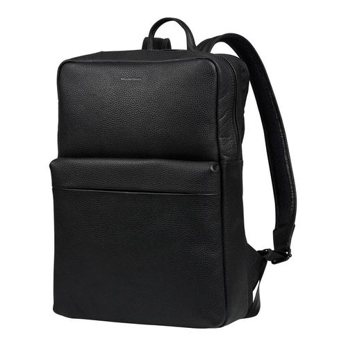 Bloomsbury Leren Laptop Rugtas 15.6 inch / 16 inch Zwart, Computers en Software, Laptoptassen, Nieuw, Verzenden