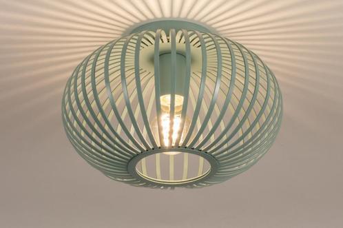 Rietveld Plafondlampen - Groen - Metaal, Huis en Inrichting, Lampen | Plafondlampen, Verzenden
