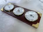 Maritieme objecten - Vintage weerstation met barometer,, Antiek en Kunst