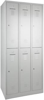 Lockers Lockerkast 6-deurs 195x89x50cm in 2 Kleurcombinaties, Ophalen of Verzenden, Nieuw in verpakking