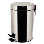 RVS Ronde Afvalemmer met pedaal | 3 L, Verzenden, Nieuw in verpakking