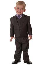 Luxe babykostuum donkergrijs -62 NIEUW, Kinderen en Baby's, Babykleding | Maat 62, Ophalen of Verzenden, Nieuw, S.Y.W, Jongetje