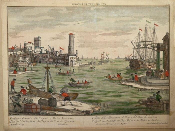 Portugal - Lisboa / Lissabon; G.G. Winckler / G.B. Probst. -, Boeken, Atlassen en Landkaarten