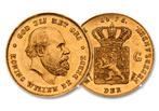 Gouden Tientje Willem III 1875, Postzegels en Munten, Munten | Nederland, Verzenden