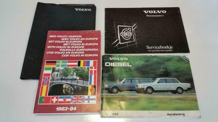 1983 Volvo 240 Diesel Instructieboek Handleiding Nederlands, Auto diversen, Handleidingen en Instructieboekjes, Verzenden