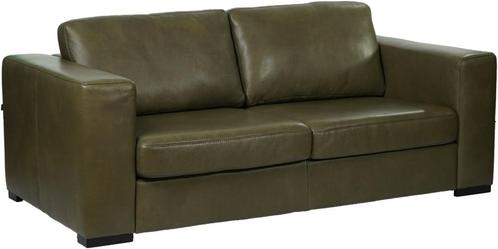 Leren bank Flow, 2-zitsbank - Echt leer, Modern, Comfortabel, Huis en Inrichting, Banken | Bankstellen, 150 tot 200 cm, 75 tot 100 cm