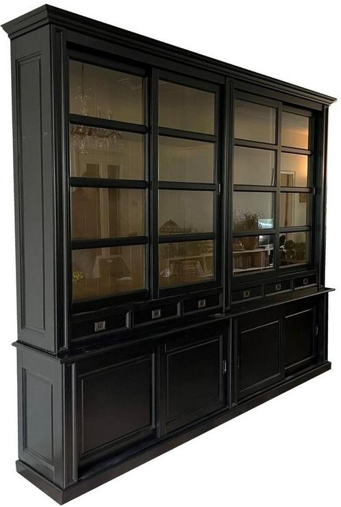 Buffetkast zwart - goud Utrecht XxL 320 x 260cm, Huis en Inrichting, Kasten | Buffetkasten, Ophalen of Verzenden