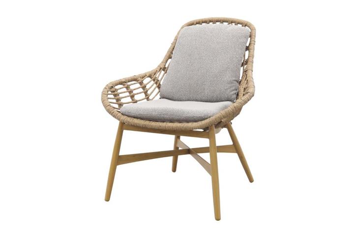 Garden Impressions Castello loungestoel - Natural rotan, Tuin en Terras, Tuinstoelen, Nieuw, Overige materialen, Verzenden