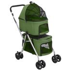 vidaXL Hondenwagen 2-laags inklapbaar 83x48x97 cm oxford, Verzenden, Nieuw