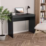 vidaXL Bureau 90x40x72 cm bewerkt hout zwart, Huis en Inrichting, Verzenden, Nieuw