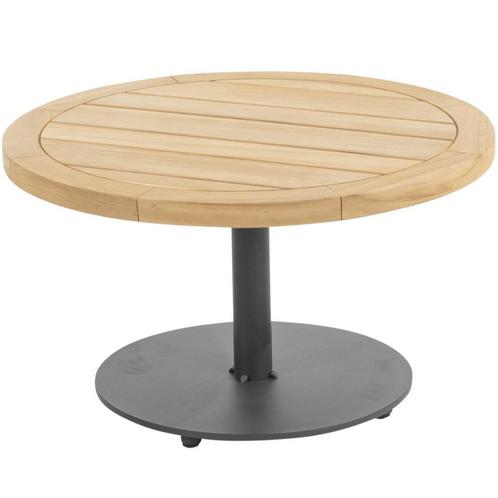 Volta lounge tuintafel middenpoot  60x aluminium antraciet, Tuin en Terras, Tuintafels, Nieuw, Teakhout, Ophalen of Verzenden