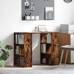 vidaXL Bureau Gerookt Eiken 90x50x75 cm Samengesteld Hout, Verzenden, Nieuw