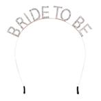 Bruiloft Haarband Bride To Be, Hobby en Vrije tijd, Feestartikelen, Nieuw, Verzenden