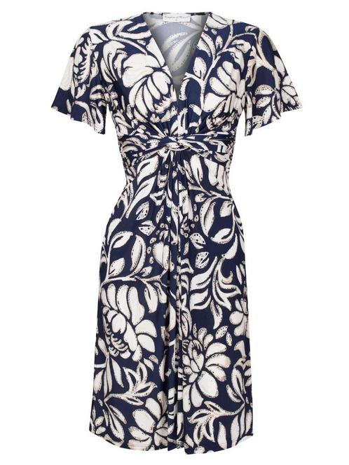 Jurk Nancy Navy S (36), Kleding | Dames, Jurken, Verzenden