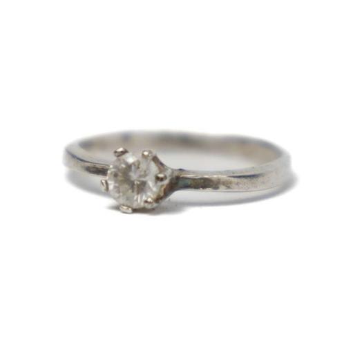 Zilveren Ring met Steen zirconia 925, Sieraden, Tassen en Uiterlijk, Ringen, Ophalen