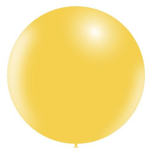 Gele Reuze Ballon XL 91cm, Hobby en Vrije tijd, Feestartikelen, Nieuw, Verzenden